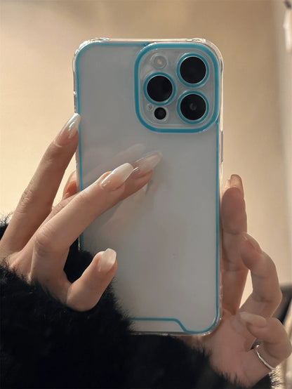 1pc Unique Glow-In-The-Dark Transparent Phone Case, 360-Degree Full Protection, Soft Material, Waterproof Shockproof Anti-Fall Anti-Scratch, Suitable For IPhone 16/11/12/13/14 Pro Max/15 Plus/X/XS/XR