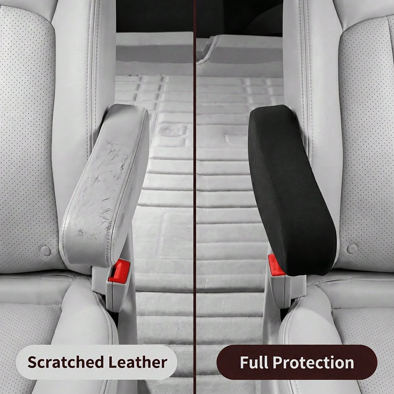 1PC Universal Car Armrest Protector Cover, Elastic Wear-Resistant Durable Armrest Sleeve, Removable And Washable, 11 Colors For All Seasons, Suitable For Business Van, Minivan, RV, SUV, Seat Cover Acc