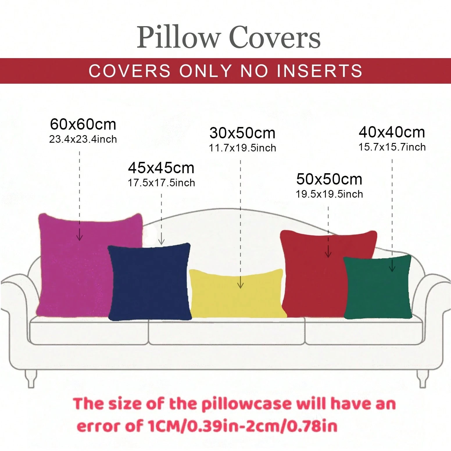 1pc Velvet Piping Decor Pillow Cover Square Cushion Case For Sofa Bedroom Car 18x 18 Inch 45x 45cm