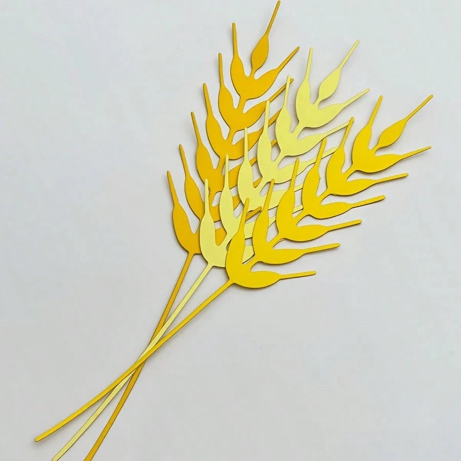1pc Wheat Ear Metal Cutting Die, Suitable For Scrapbook Art, Ideal For Making Cards, Scrapbooks And Decorative Albums