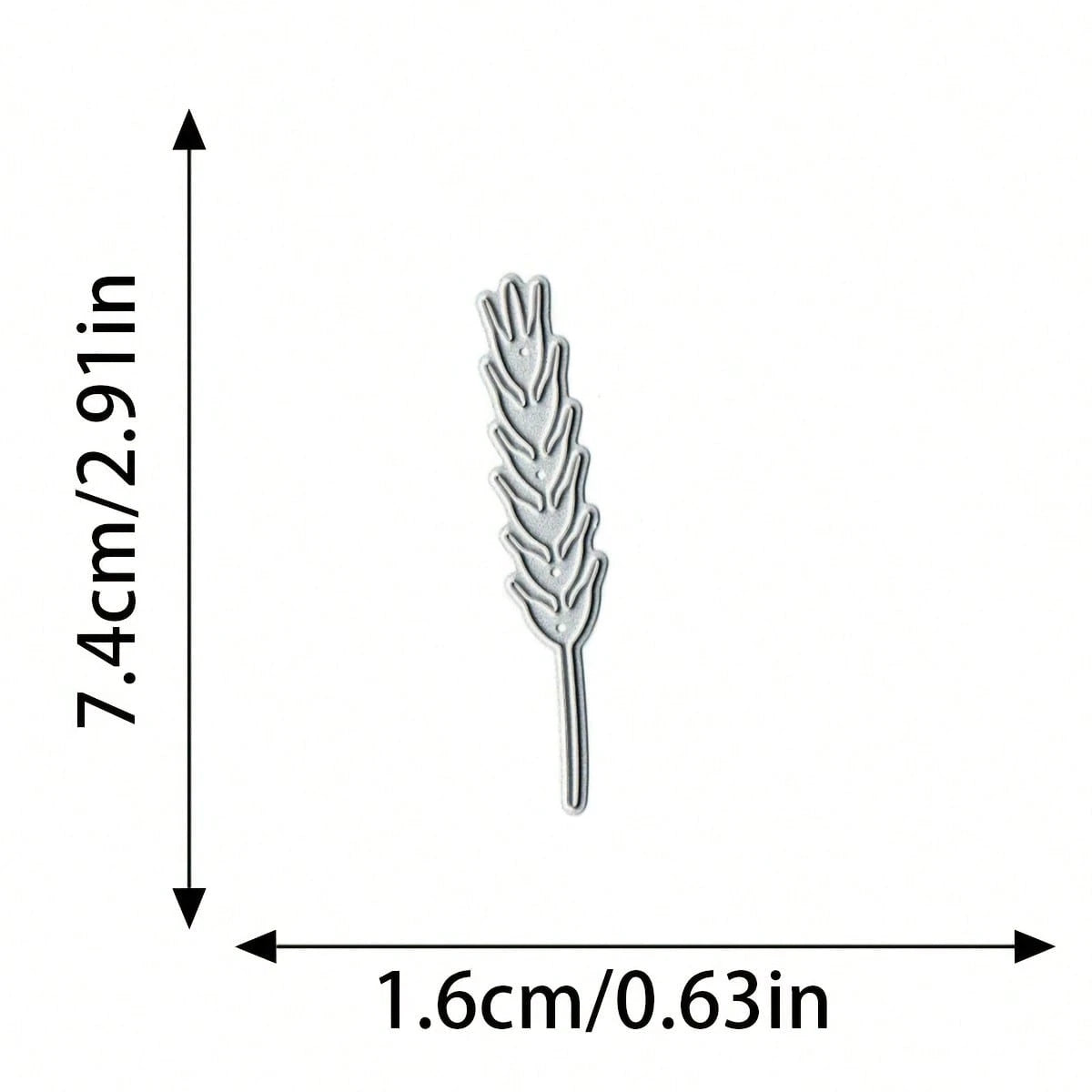 1pc Wheat Ear Metal Cutting Die, Suitable For Scrapbook Art, Ideal For Making Cards, Scrapbooks And Decorative Albums