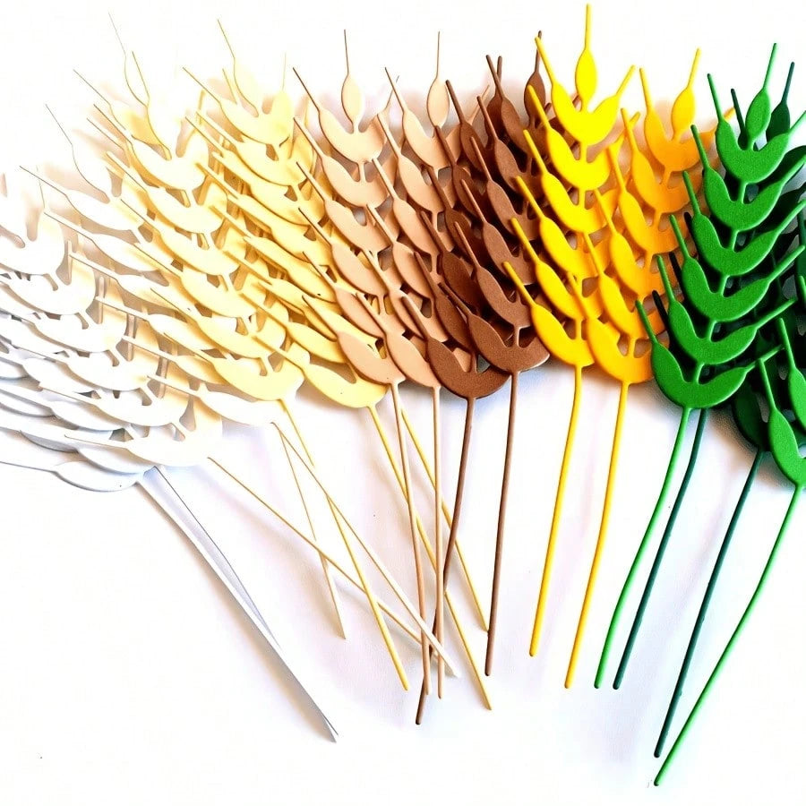 1pc Wheat Ear Metal Cutting Die, Suitable For Scrapbook Art, Ideal For Making Cards, Scrapbooks And Decorative Albums