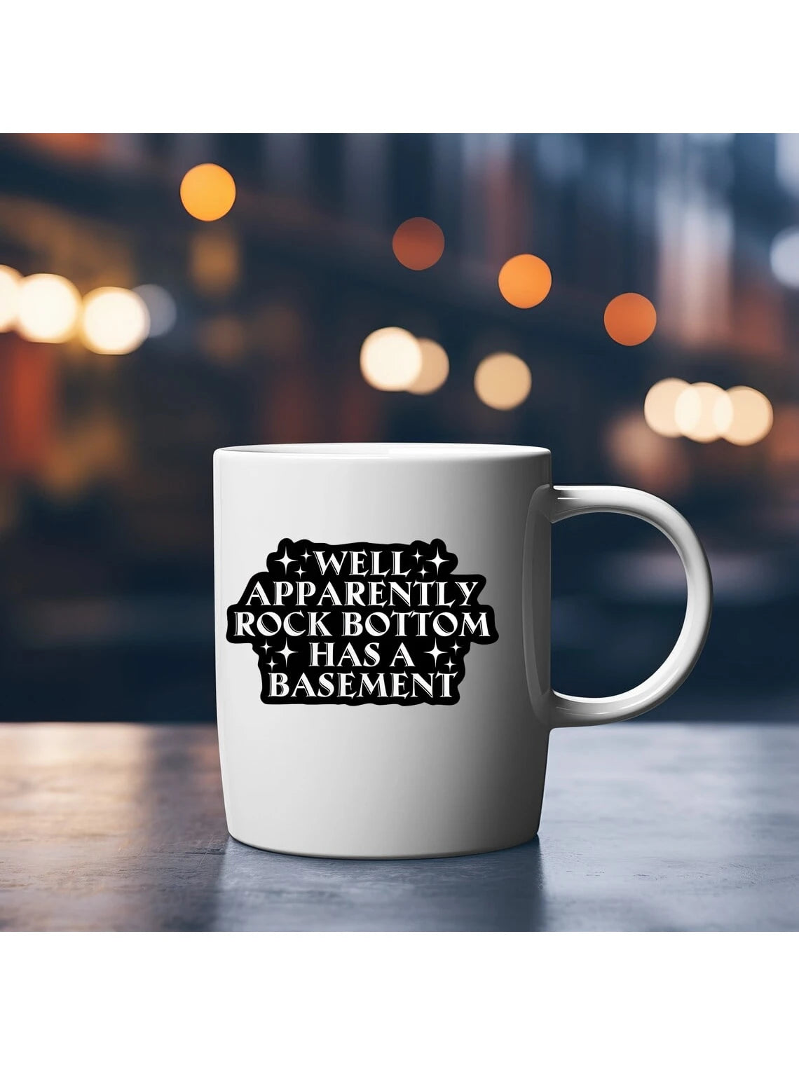 1pc, Inspirational Funny 3-Inch Removable Outdoor Waterproof Vinyl Creative Gift Sticker. "Looks Like There's A Basement Below The Bottom" "Bottom Sticker" "Funny Quote Sticker" "Humorous Sticker" "Me