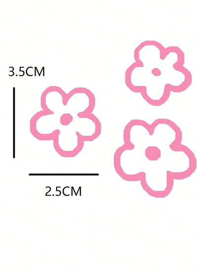 1sheet Flower Pattern Car Sticker