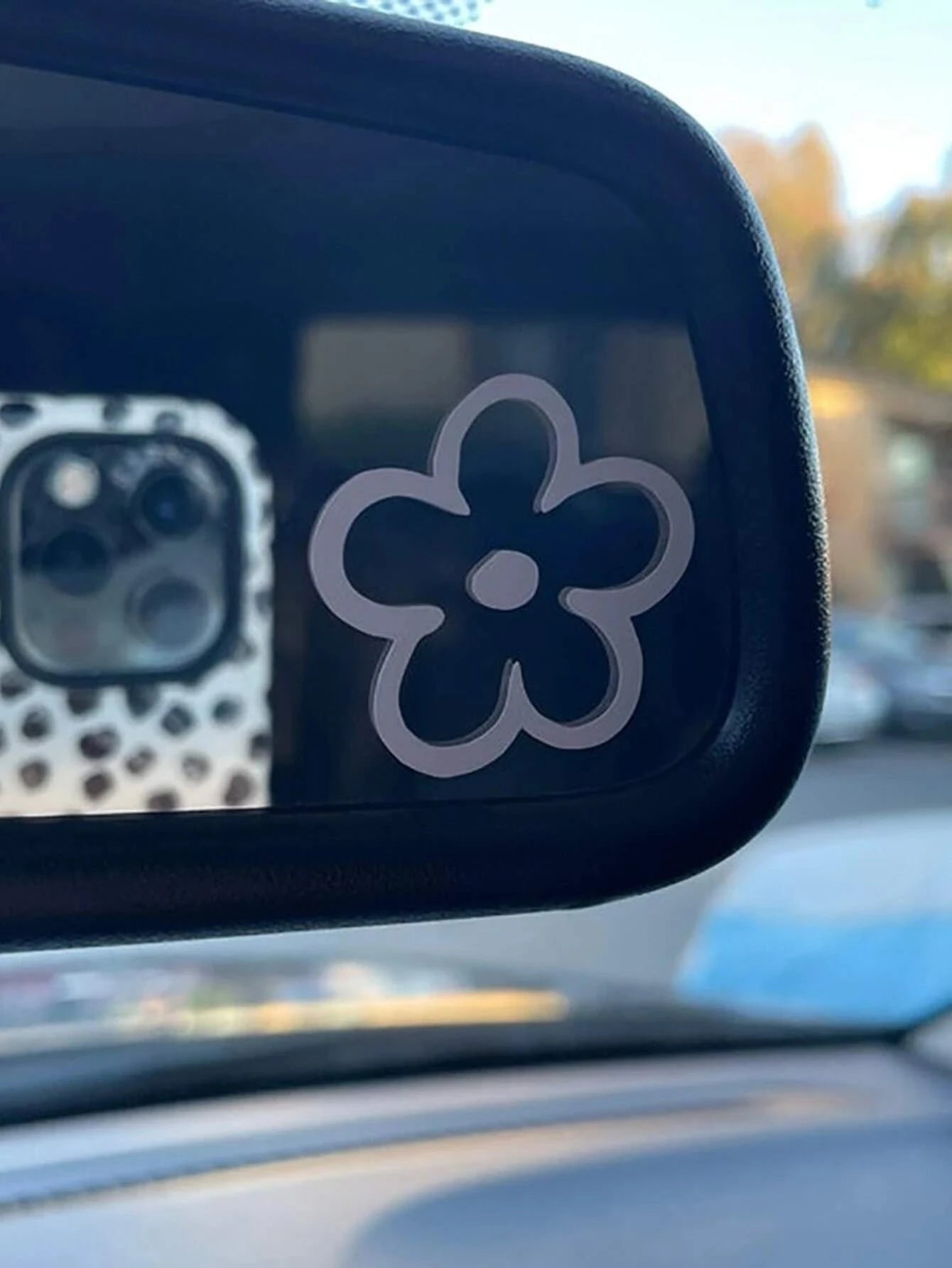 1sheet Flower Pattern Car Sticker