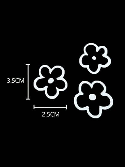 1sheet Flower Pattern Car Sticker
