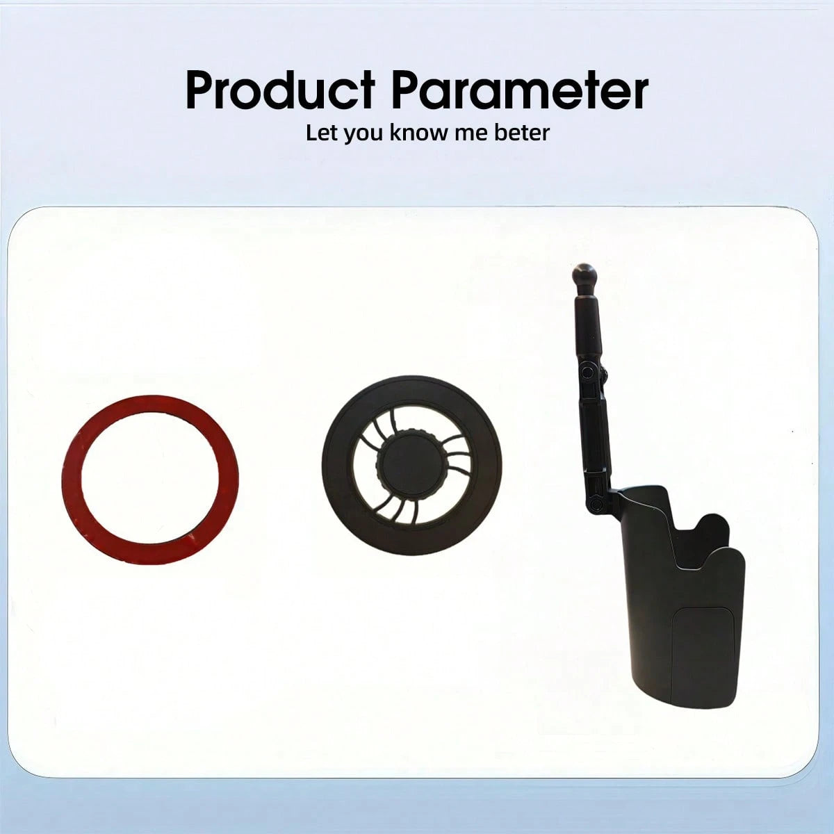 2-In-1 Car Cup Holder Magnetic Phone Mount, 360° Rotation, With Universal Drink Holder