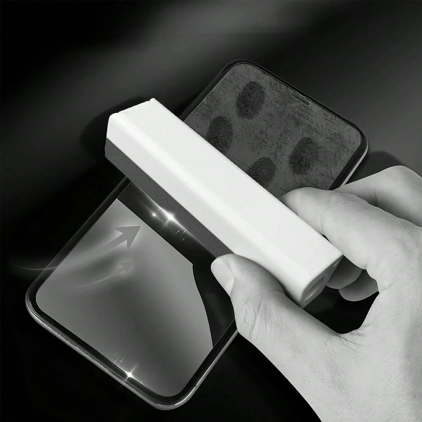 2-In-1 Car Screen Cleaning Cloth & Storage Bottle, Suitable For Cleaning Car Displays, Smartphones, Tablets, Laptops (Empty Bottle, No Cleaning Liquid Included)- Applicable For Car Displays, Smartpho