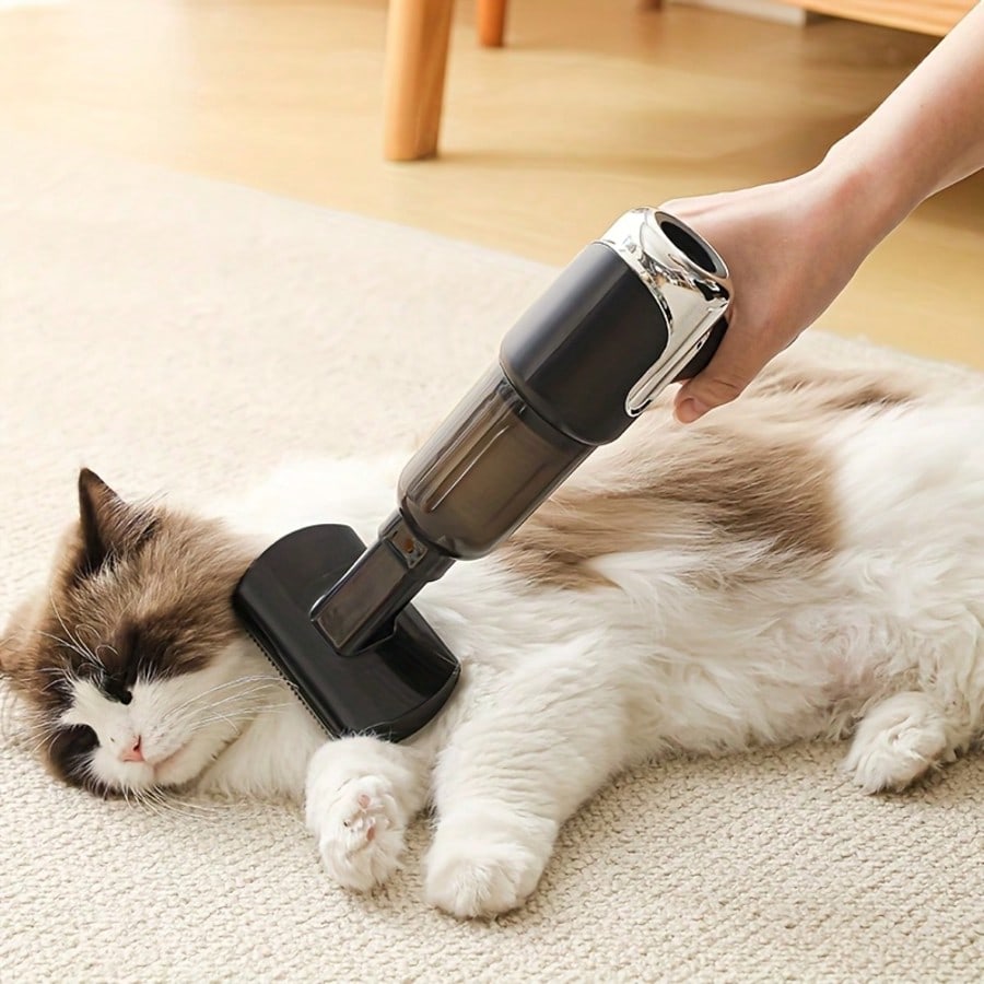 2-In-1 Pet Hair Dryer & Vacuum Cleaner, USB Rechargeable, Suitable For Sofa, Floor, Bedding, Chair, Clothes, Carpet- Fit For Small, Medium And Large Cats And Dogs