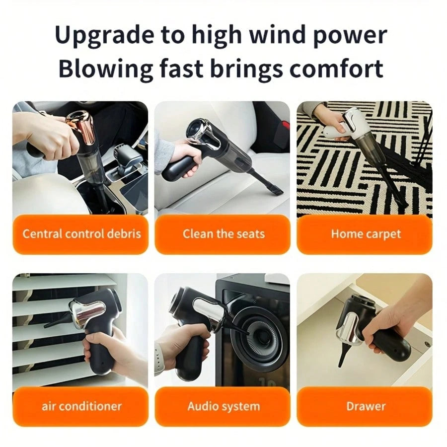 2-In-1 Pet Hair Dryer & Vacuum Cleaner, USB Rechargeable, Suitable For Sofa, Floor, Bedding, Chair, Clothes, Carpet- Fit For Small, Medium And Large Cats And Dogs