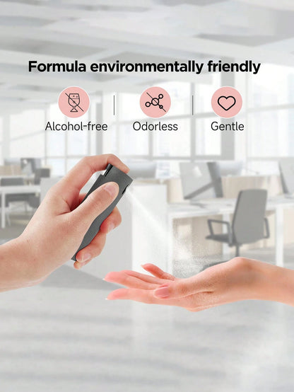 2-In-1 Screen Cleaning Spray Bottle & Wiping Disinfecting Tool, Portable Multi-Function Screen Cleaning Kit, Suitable For Electronic Products Such As, Phone, Monitor, Car Display, Laptop, Tablet, TV