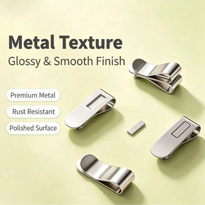2 Pairs Magnetic Curtain Clips, Curtain Weight Magnetic Clips With Thumbtacks, Magnetic Curtain Fasteners, Keep Curtains Or Shower Curtains Tightly Against The Wall, Prevent Wind Blow, Light Leakage