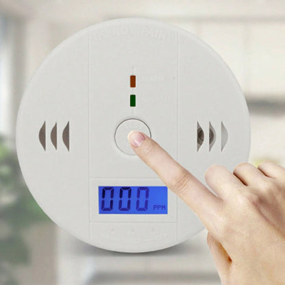 2 Pieces Carbon Monoxide Gas Sound Detection Alarm, Kitchen Basement Travel Home Office Bedroom Living Room Car, Battery Powered, Battery Not Included