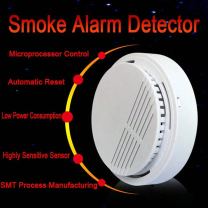 2 Units Of White Gas Smoke Alarm- Suitable For Gas Detection In Home Kitchens Or Offices. Equipped With Batteries.