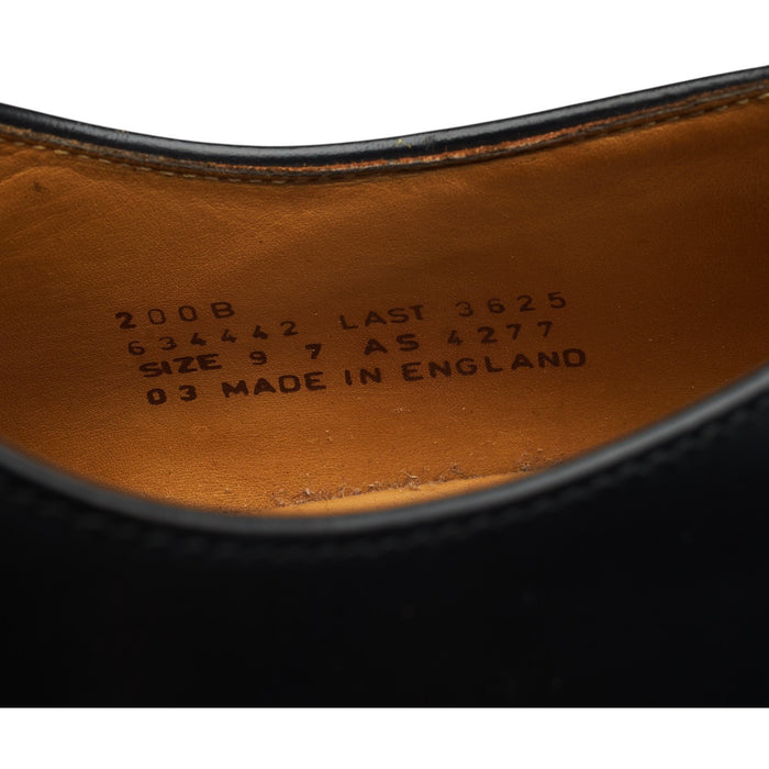 '200B' Black Leather Oxford UK 9 G