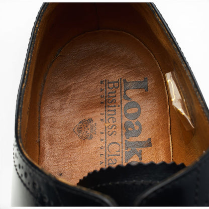 '201B' Black Leather Oxford Brogues UK 8
