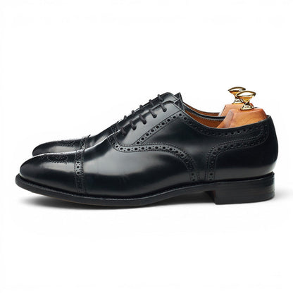 '201B' Black Leather Oxford Brogues UK 9 F