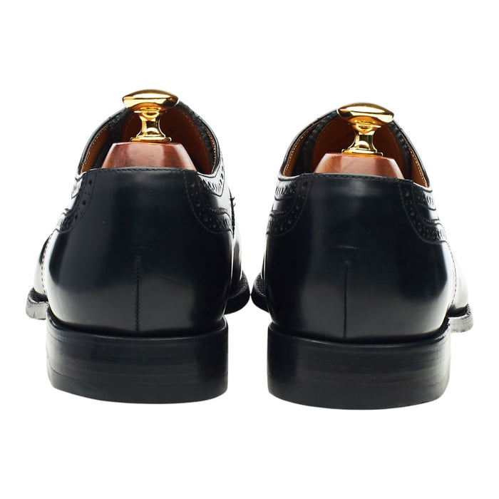 '201B' Black Leather Oxford Brogues UK 9 F