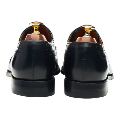 '201B' Black Leather Oxford Brogues UK 9 F