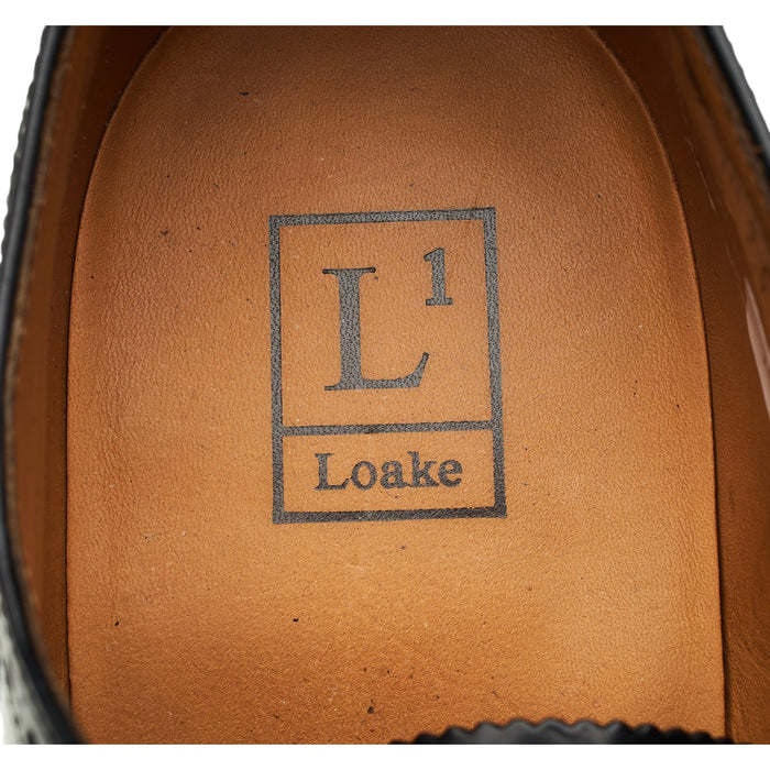 '201B' Black Leather Oxford Brogues UK 9 F