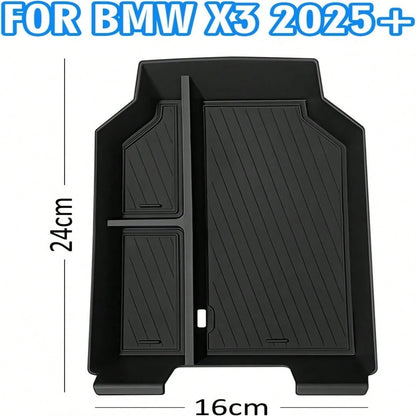 2025-2026 New Mid-Size Luxury SUV Center Console Storage Tray Insert, Hard ABS Organizer With Anti-Slip Rubber Mats Car Interior Accessories