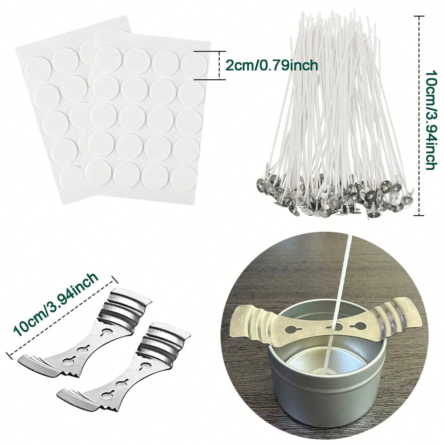 2026 New Candle Making Kit With Candle Making Supplies With Wax Melting Pot, Stirring Spoon, Candle Wicks, Wick Holders, Candle Making Pouring Pot Pure Soy Wax Flakes Perfect For Candles, Tealights An