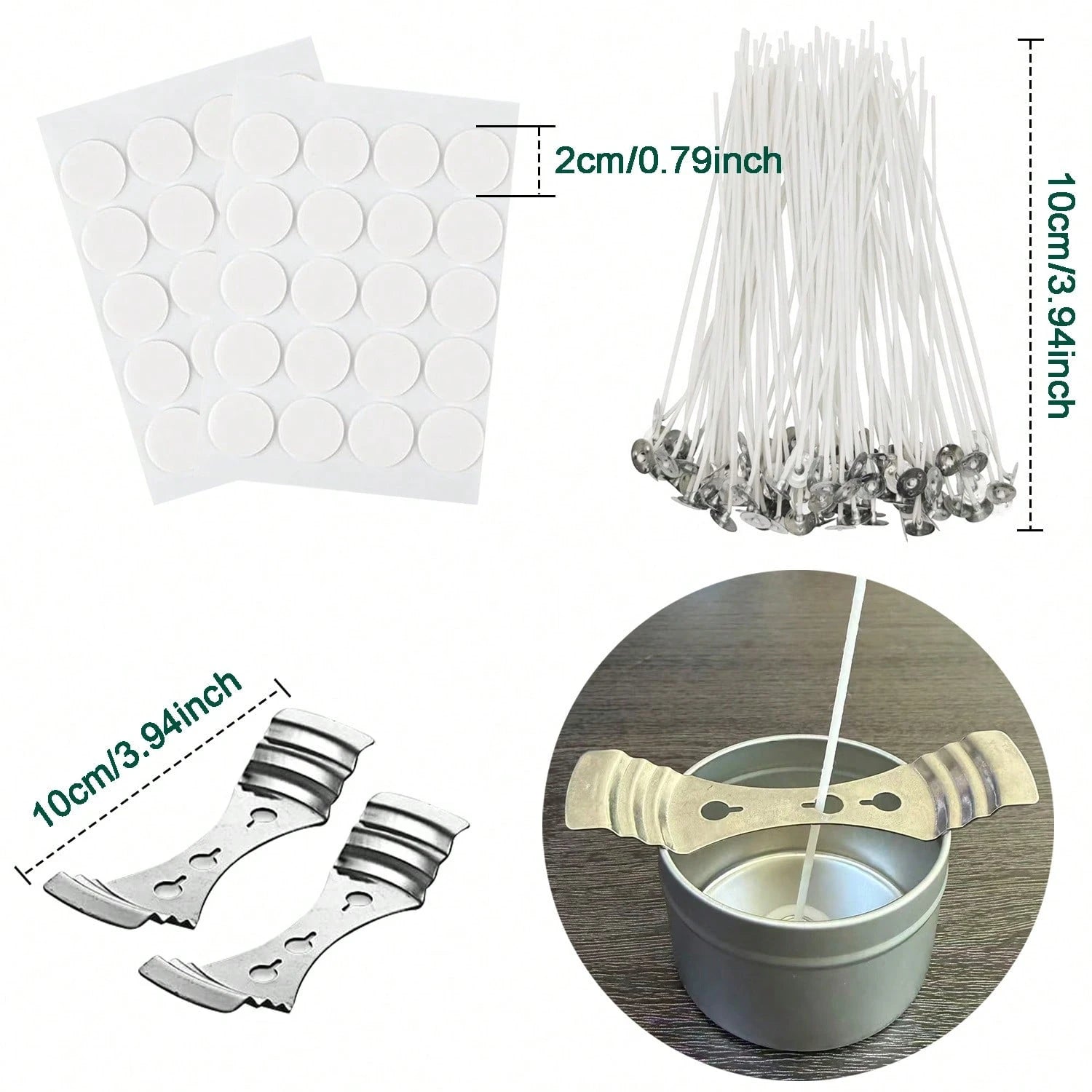2026 New Candle Making Kit With Candle Making Supplies With Wax Melting Pot, Stirring Spoon, Candle Wicks, Wick Holders, Candle Making Pouring Pot Pure Soy Wax Flakes Perfect For Candles, Tealights An