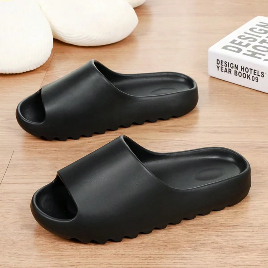 2026 New Comfortable EVA Thick Sole Non-Slip Coconut Slippers, Suitable For Indoor, Outdoor, Men And Women, Cloud Slippers