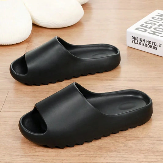 2026 New Comfortable EVA Thick Sole Non-Slip Coconut Slippers, Suitable For Indoor, Outdoor, Men And Women, Cloud Slippers