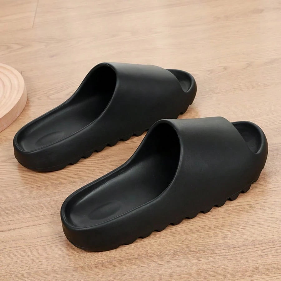 2026 New Comfortable EVA Thick Sole Non-Slip Coconut Slippers, Suitable For Indoor, Outdoor, Men And Women, Cloud Slippers