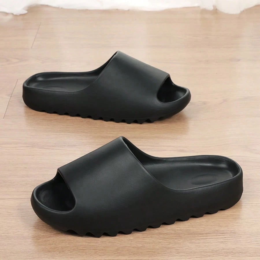 2026 New Comfortable EVA Thick Sole Non-Slip Coconut Slippers, Suitable For Indoor, Outdoor, Men And Women, Cloud Slippers