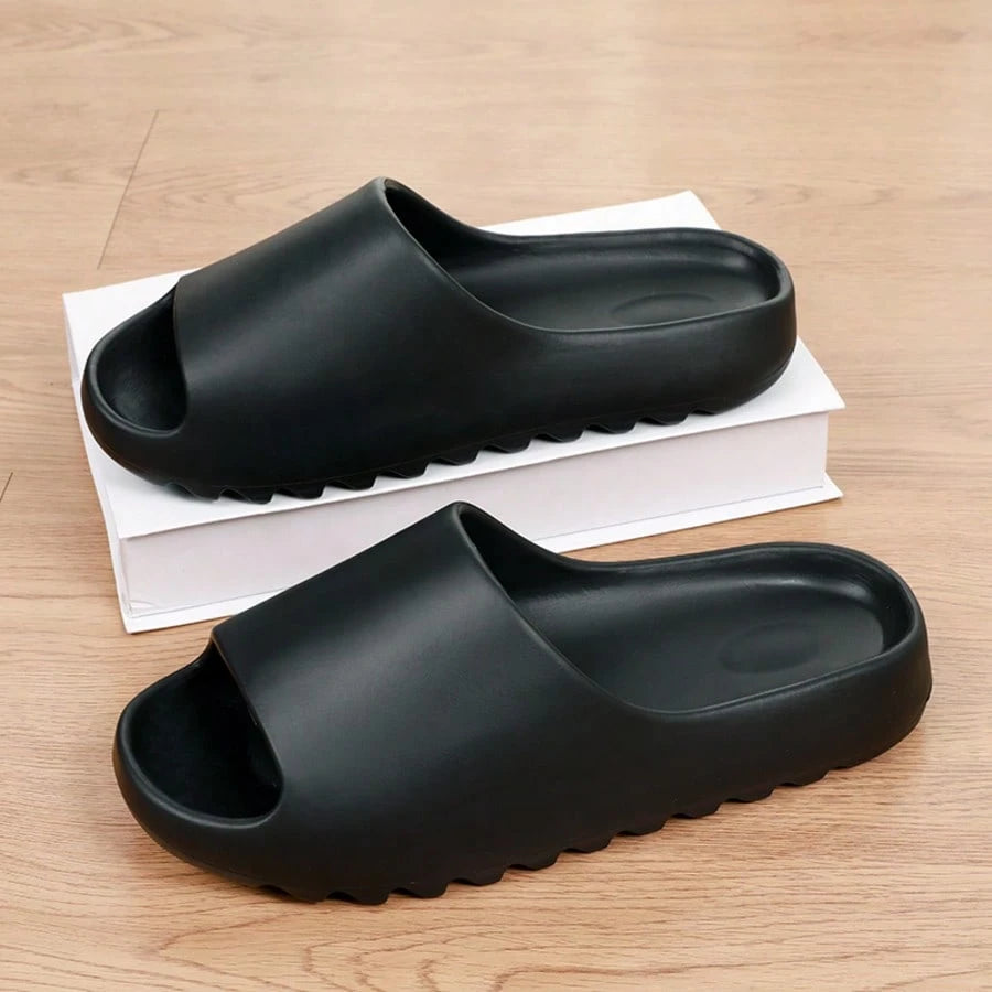 2026 New Comfortable EVA Thick Sole Non-Slip Coconut Slippers, Suitable For Indoor, Outdoor, Men And Women, Cloud Slippers