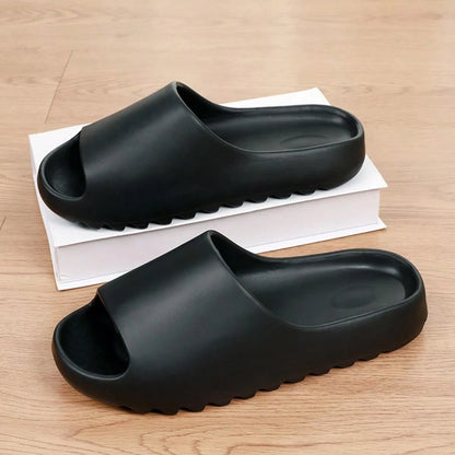 2026 New Comfortable EVA Thick Sole Non-Slip Coconut Slippers, Suitable For Indoor, Outdoor, Men And Women, Cloud Slippers