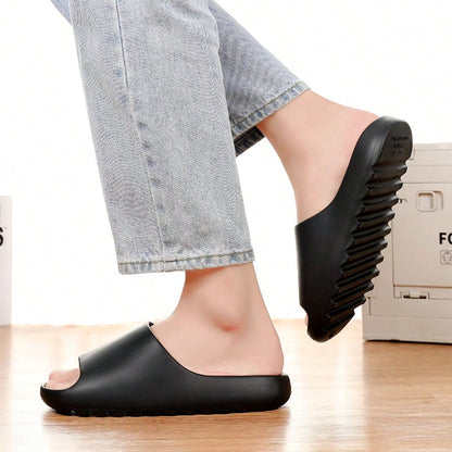 2026 New Comfortable EVA Thick Sole Non-Slip Coconut Slippers, Suitable For Indoor, Outdoor, Men And Women, Cloud Slippers