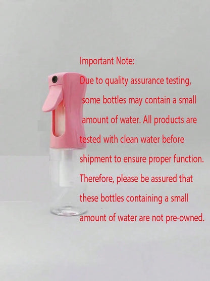 2026 New Continuous Spray Bottle- Ultra-Fine Mist, Suitable For Hair, Home Cleaning, Plants, Household Items, Handheld Steam Iron Spray Bottle, Facial Mister, Mini Alcohol Spray Bottle, Toner Contain