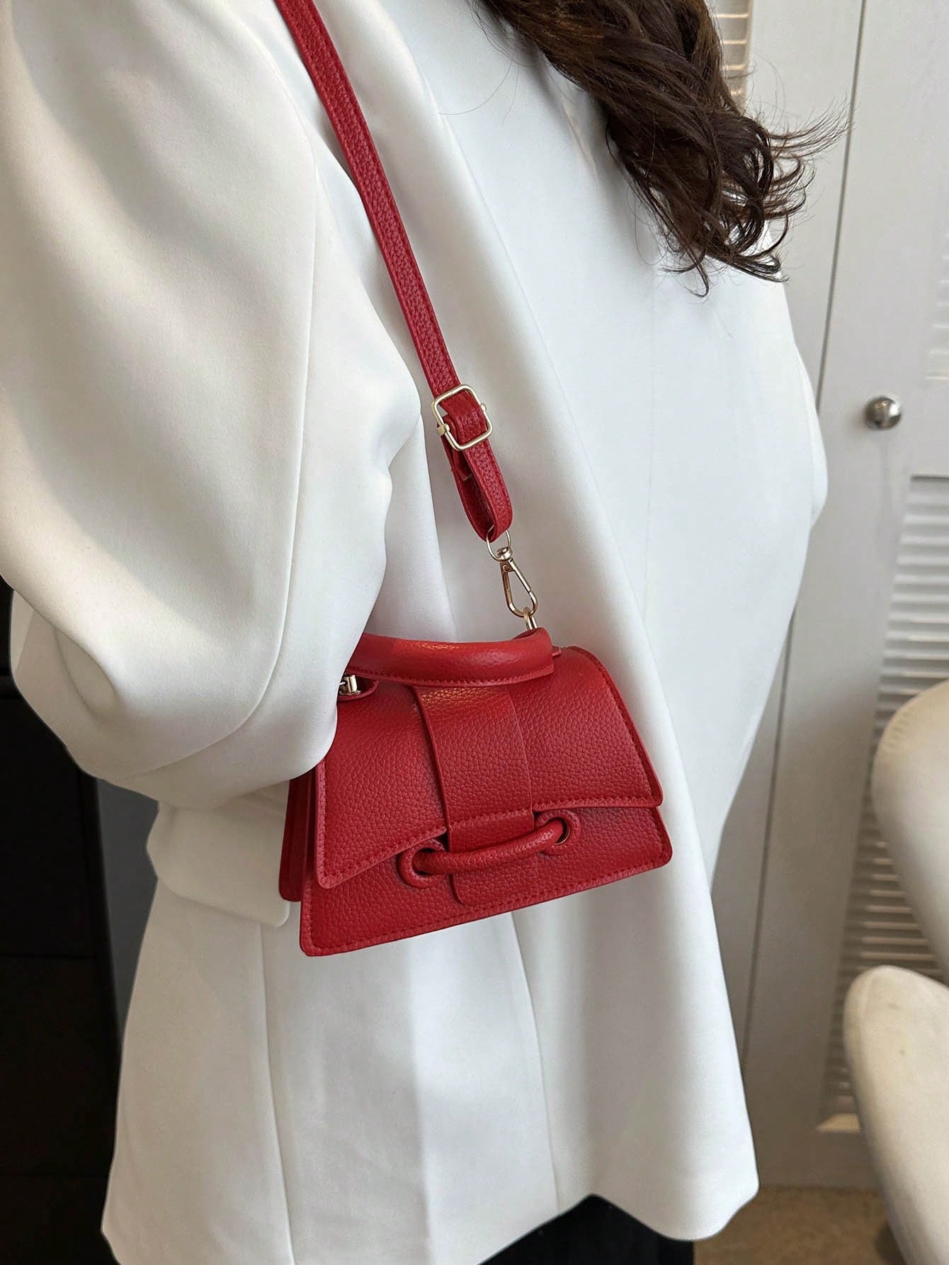 2026 New High-Quality Lipstick Case, Mini Square Bag, New Solid Color Versatile Handbag, Women Purse