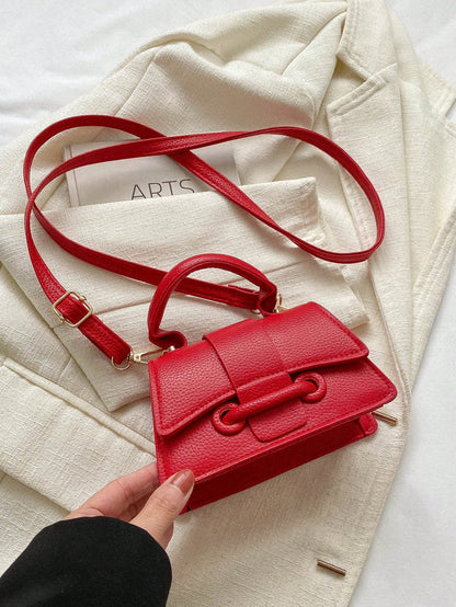 2026 New High-Quality Lipstick Case, Mini Square Bag, New Solid Color Versatile Handbag, Women Purse