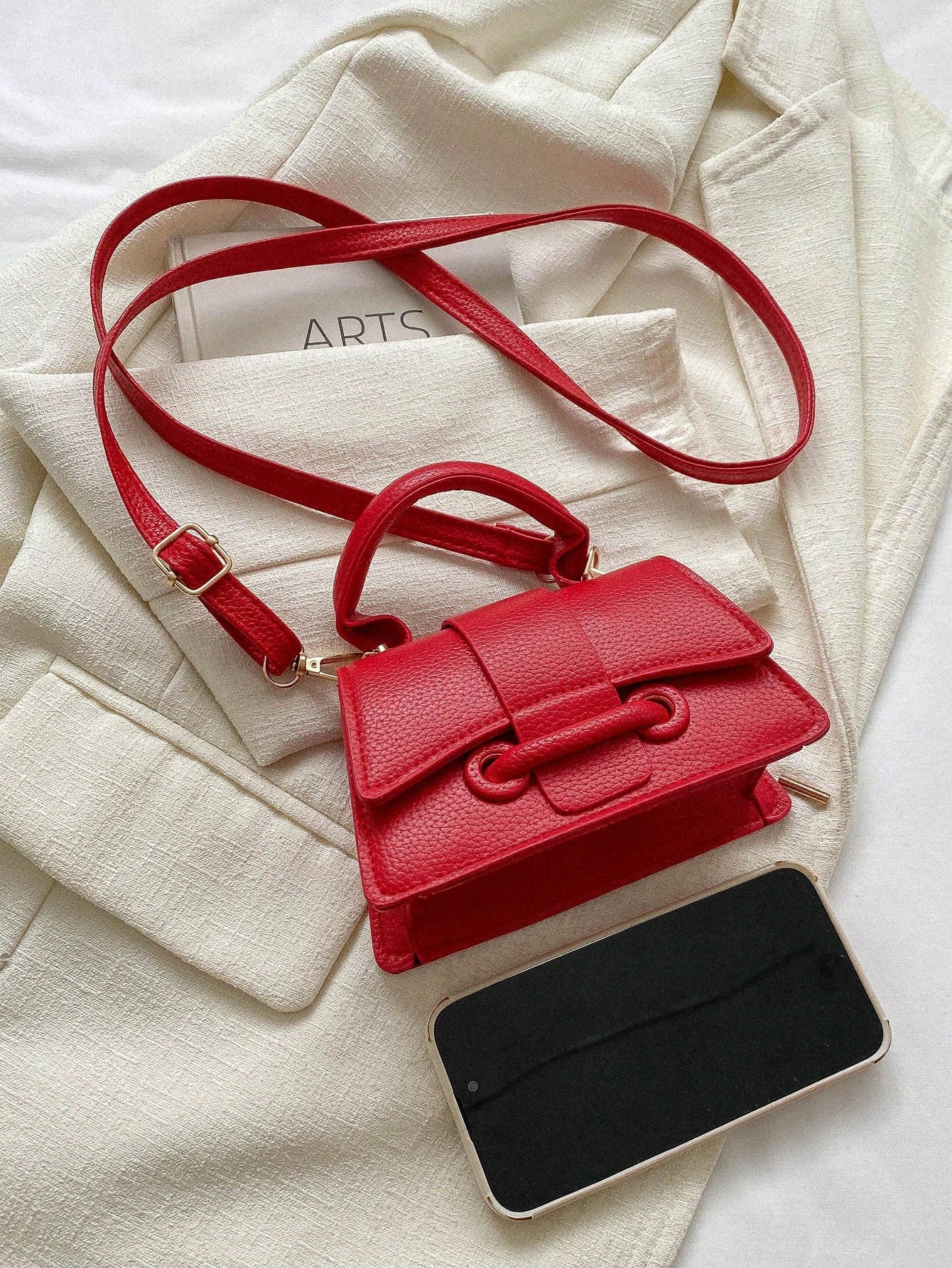 2026 New High-Quality Lipstick Case, Mini Square Bag, New Solid Color Versatile Handbag, Women Purse