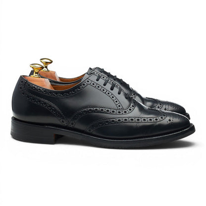 '202B' Black Leather Oxford Brogues UK 7.5 G