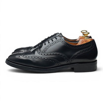 '202B' Black Leather Oxford Brogues UK 7.5 G