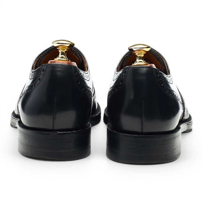 '202B' Black Leather Oxford Brogues UK 7.5 G