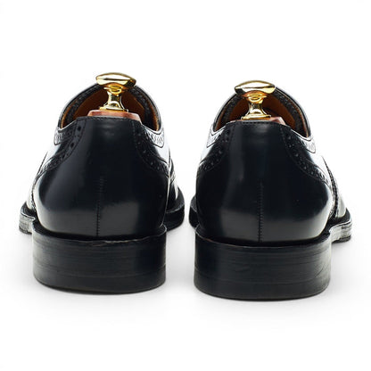 '202B' Black Leather Oxford Brogues UK 7.5 G