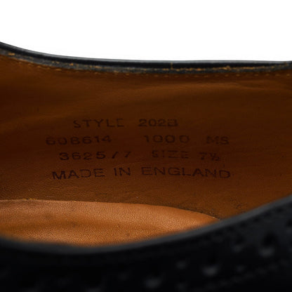 '202B' Black Leather Oxford Brogues UK 7.5 G