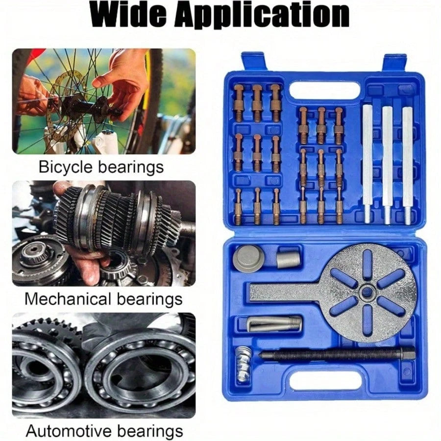 21 Pcs Three Claw Pull Rod Bearing Extractor Multi Function Pulling Horse Bearing Removal Tool Special Bearing Extractor Kit