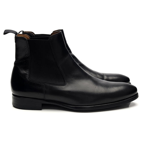 '21248' Black Leather Chelsea Boots UK 7 EU 41