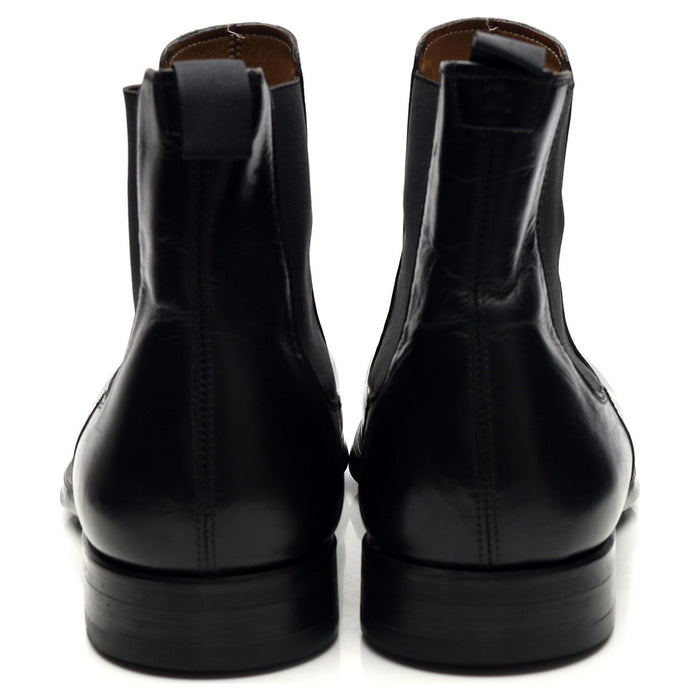'21248' Black Leather Chelsea Boots UK 7 EU 41