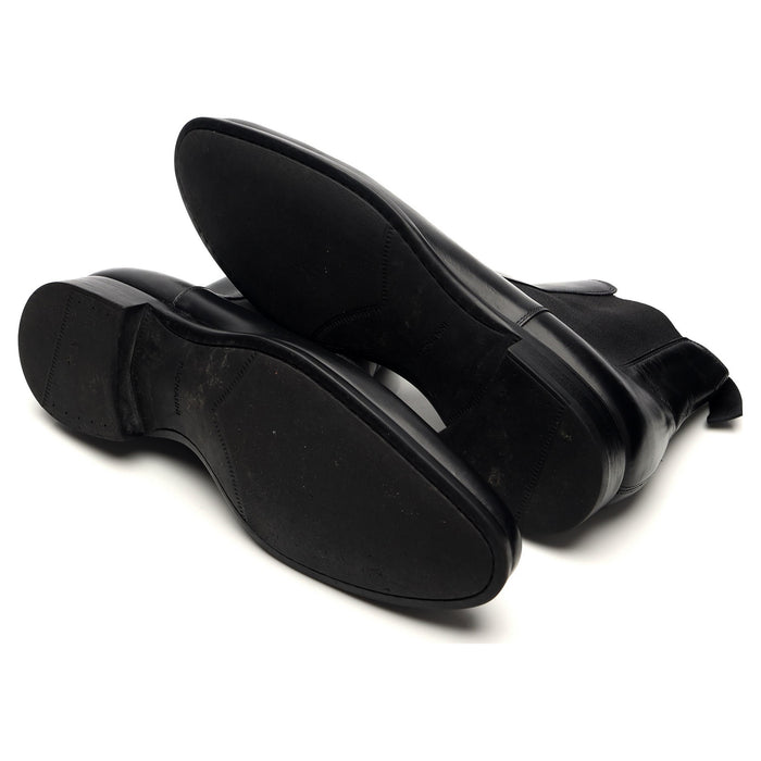 '21248' Black Leather Chelsea Boots UK 7 EU 41
