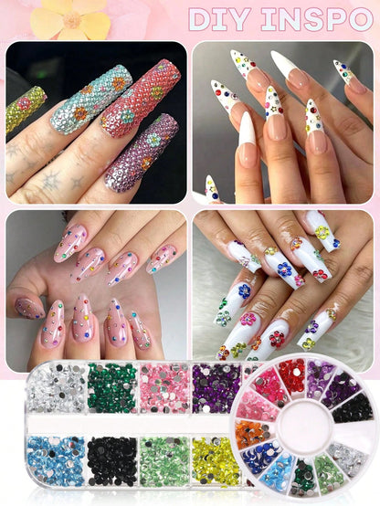 22pcs Nail Art Kit: Nail Lamp, Nail Drill, Nail Art Pens, Dotting Pen, Nail Decorations, Finger Separator, Cuticle Pusher, Cuticle Nipper, Nail Gold/Silver Wire, Nail Brush