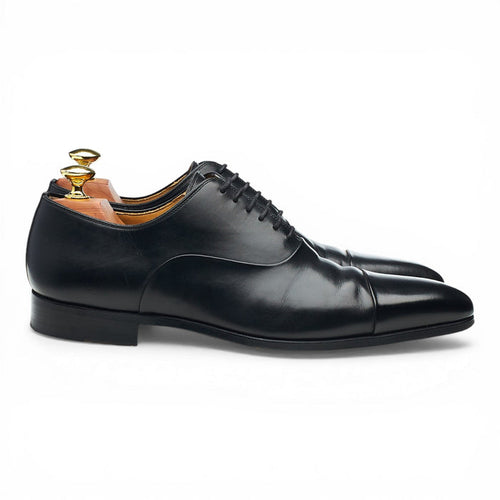 '23807' Black Leather Oxford UK 6 EU 40
