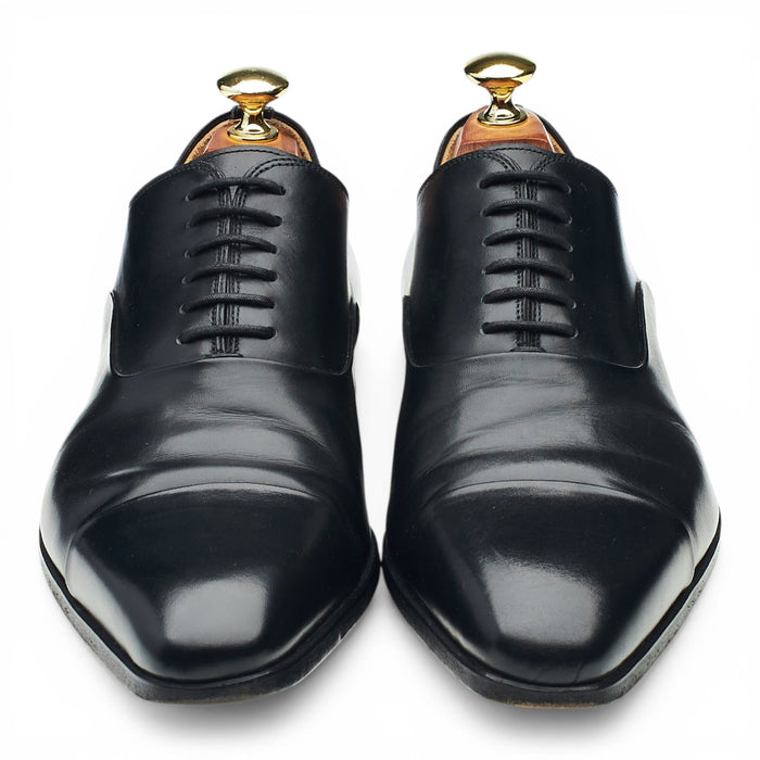 '23807' Black Leather Oxford UK 6 EU 40